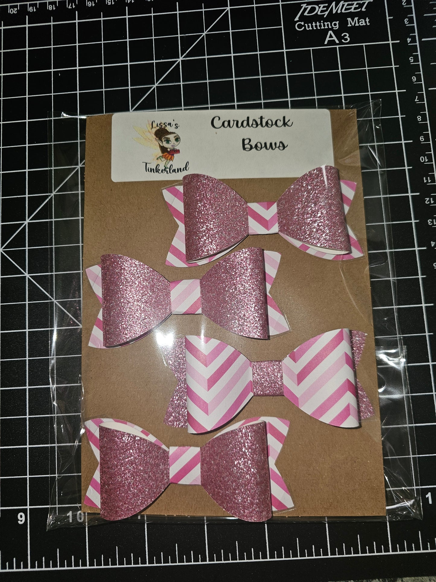 Chevron gift bows