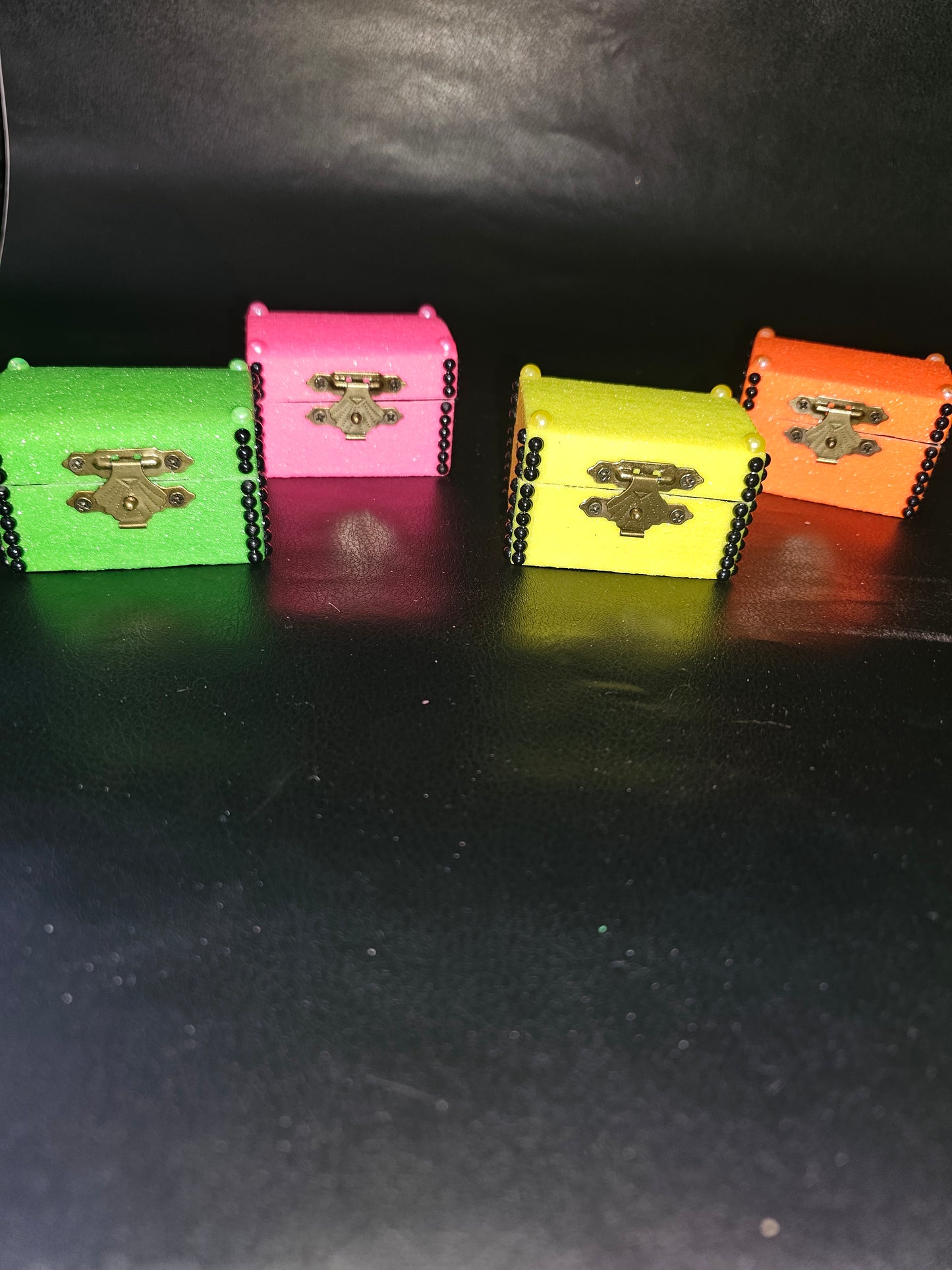 Neon mini trinket Boxes