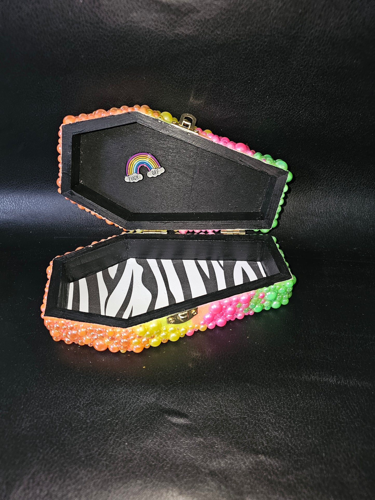 Coffin Neon Trinket box