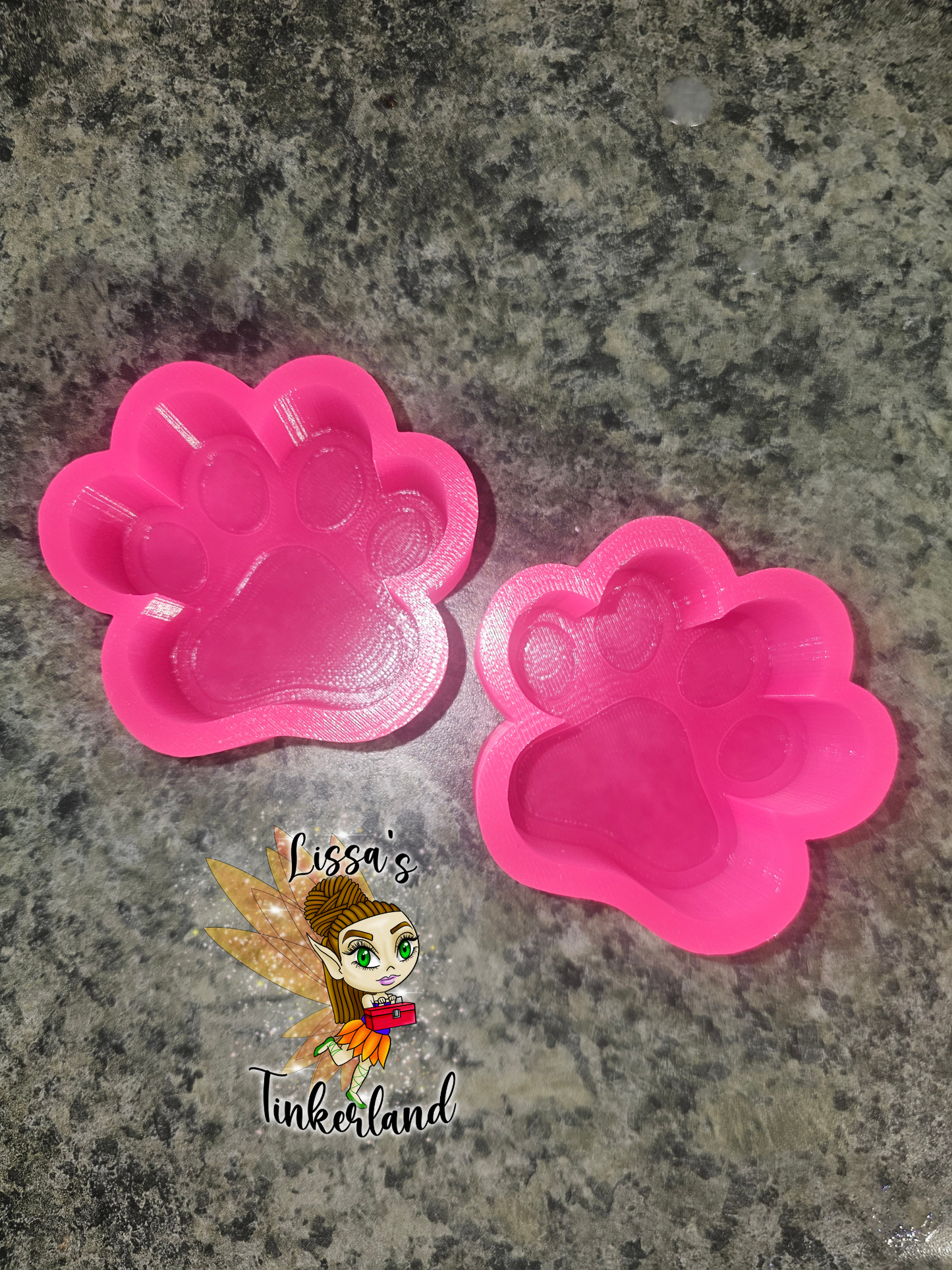 Paw Print- Custom Vent Clips