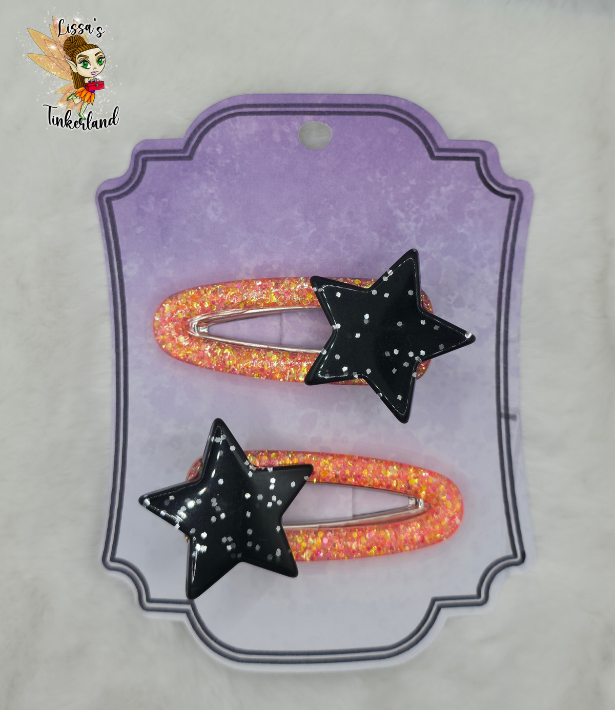 Star hair clips