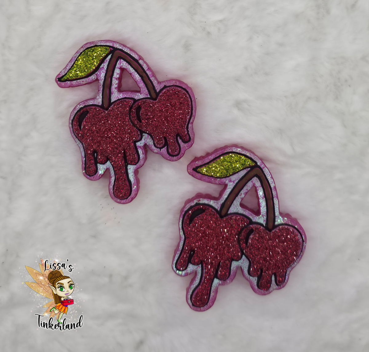 Drip cherry vent clips - (Y-33)