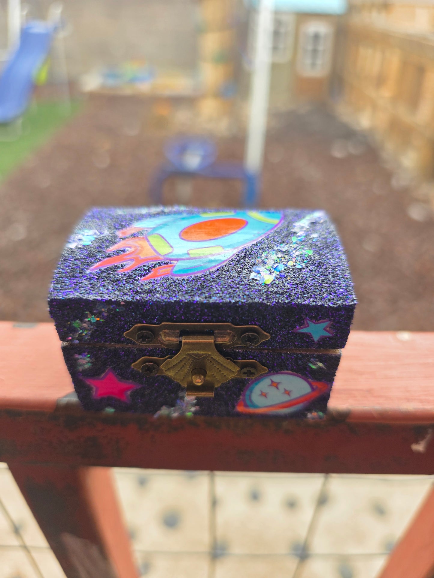 Mini space trinket box