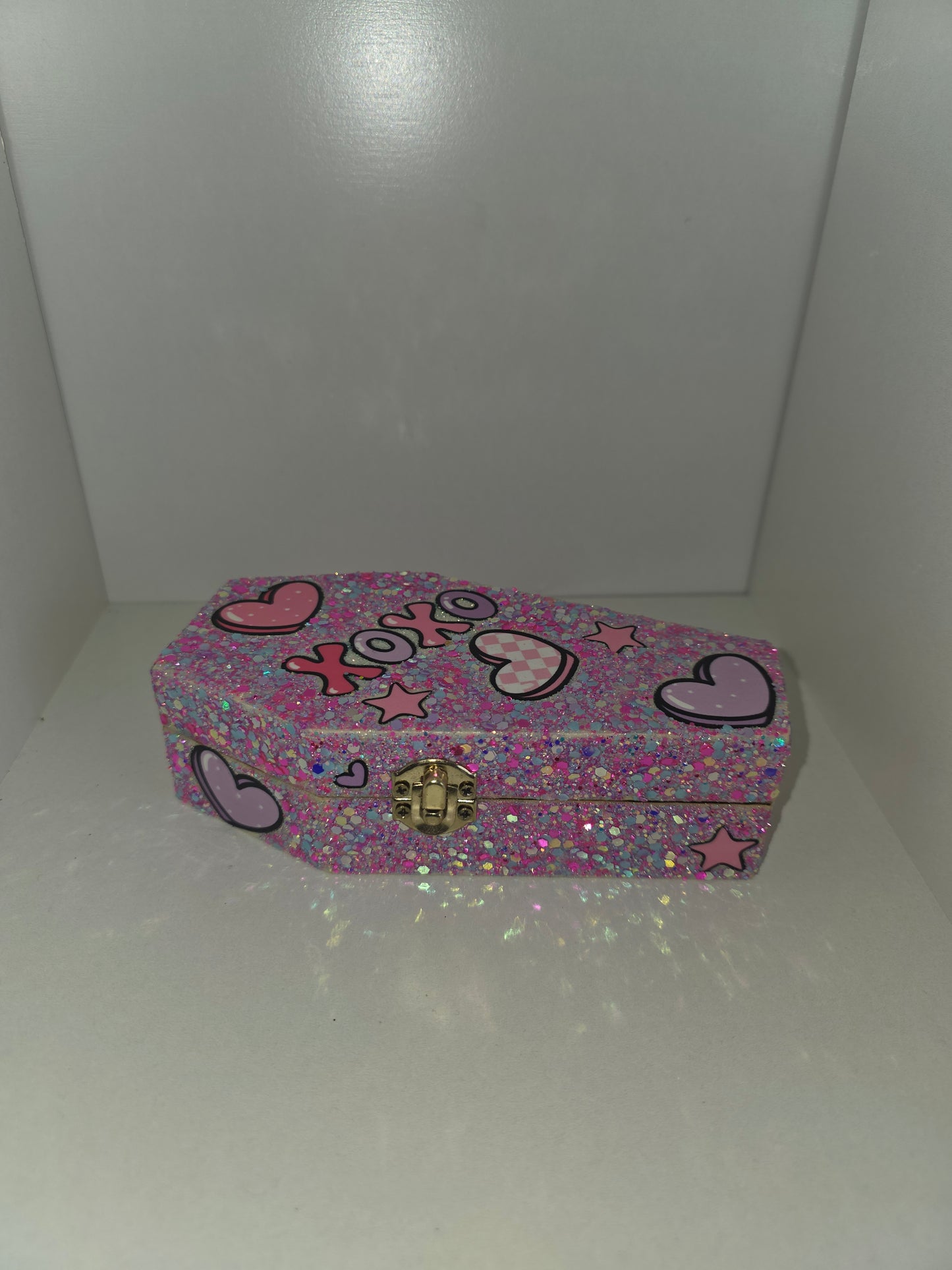 XOXO Coffin Trinket Box