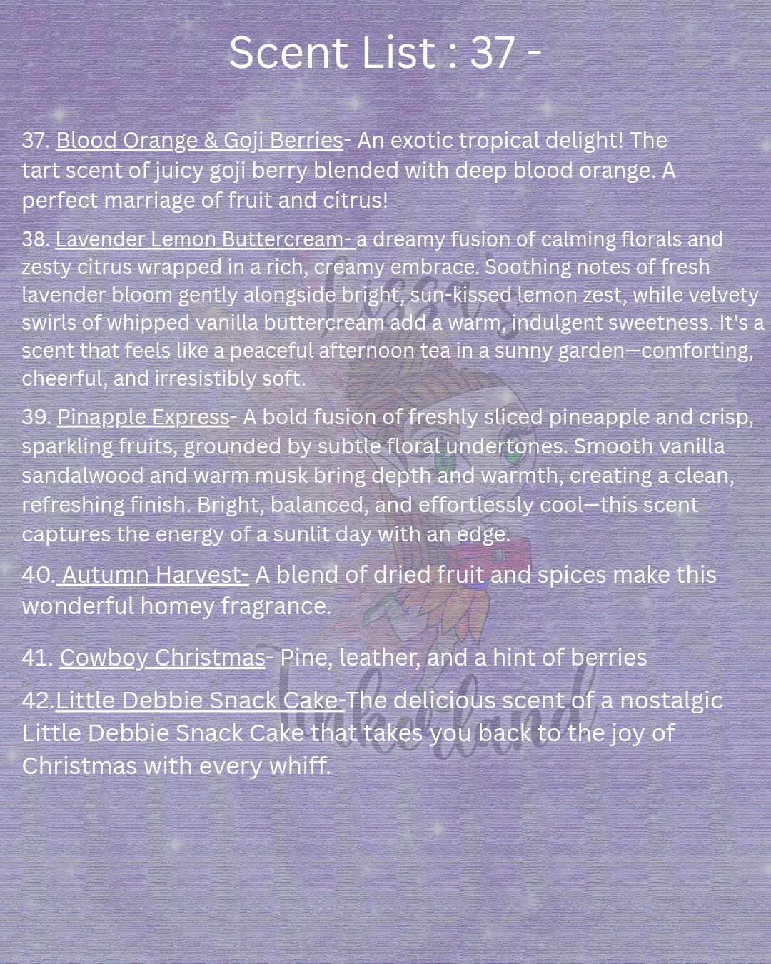 Scent List