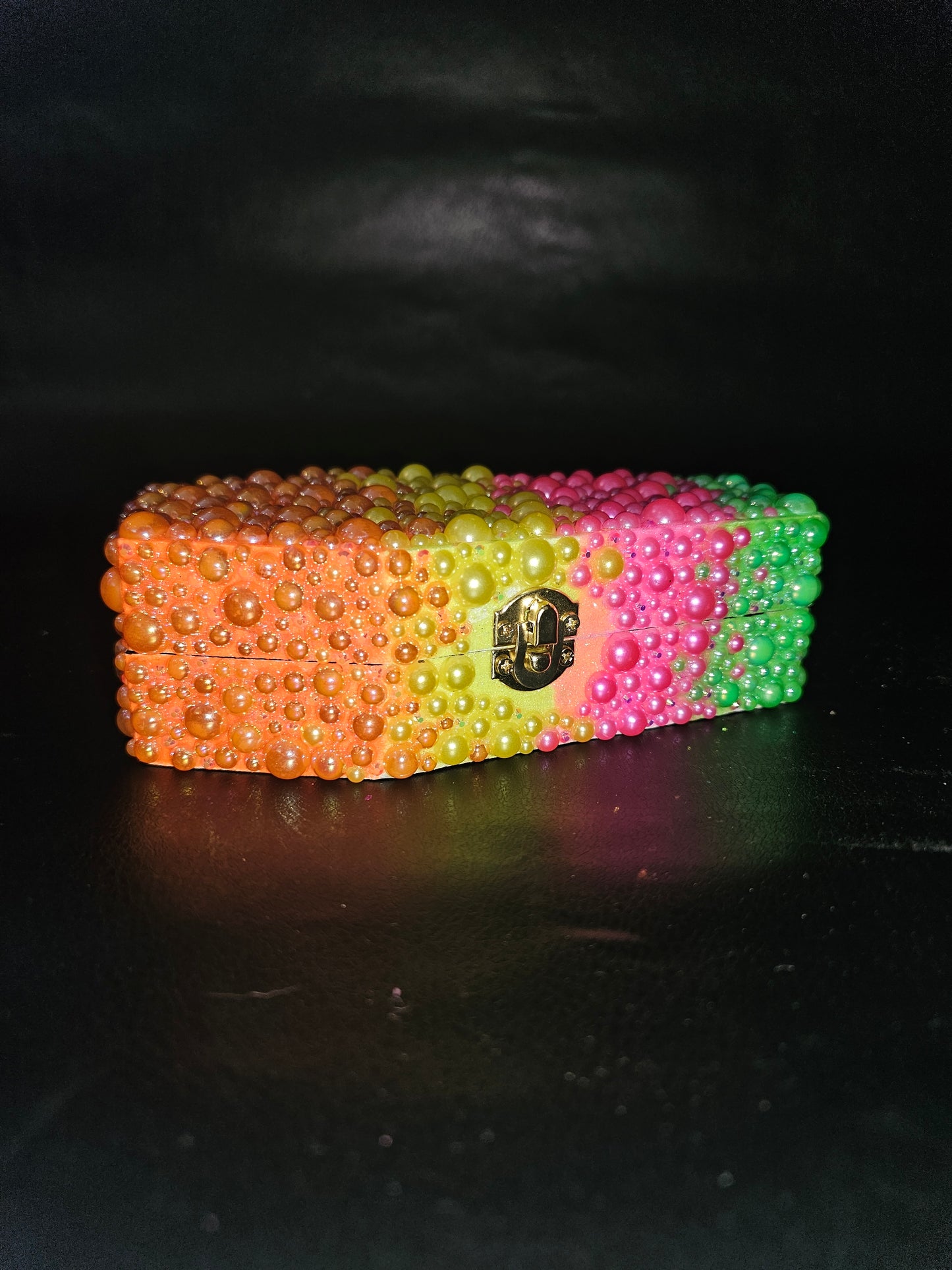 Coffin Neon Trinket box