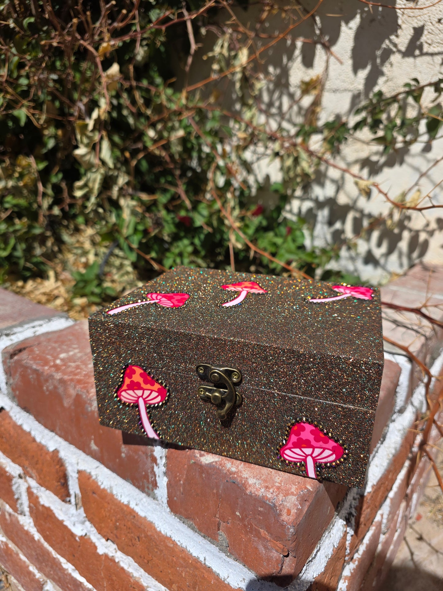 Mushroom Trinket Box- Large