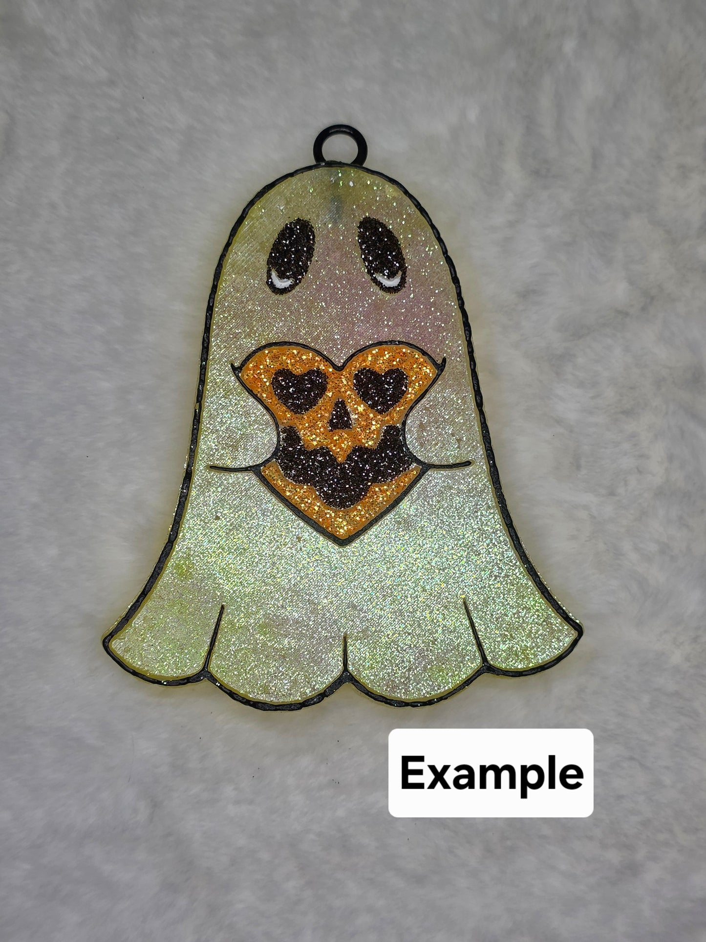 Ghost pumpkin heart - Custom Full Size