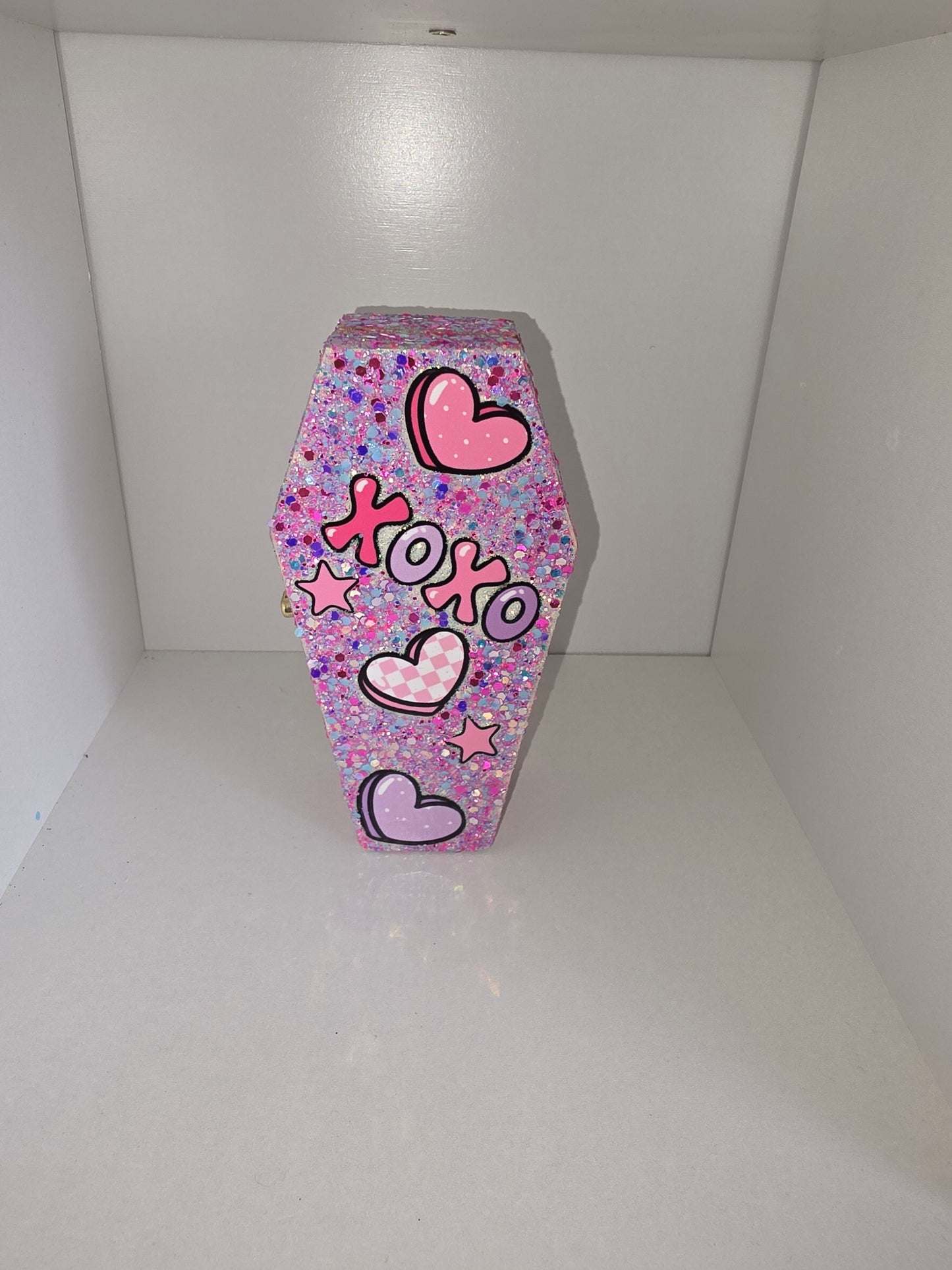 XOXO Coffin Trinket Box