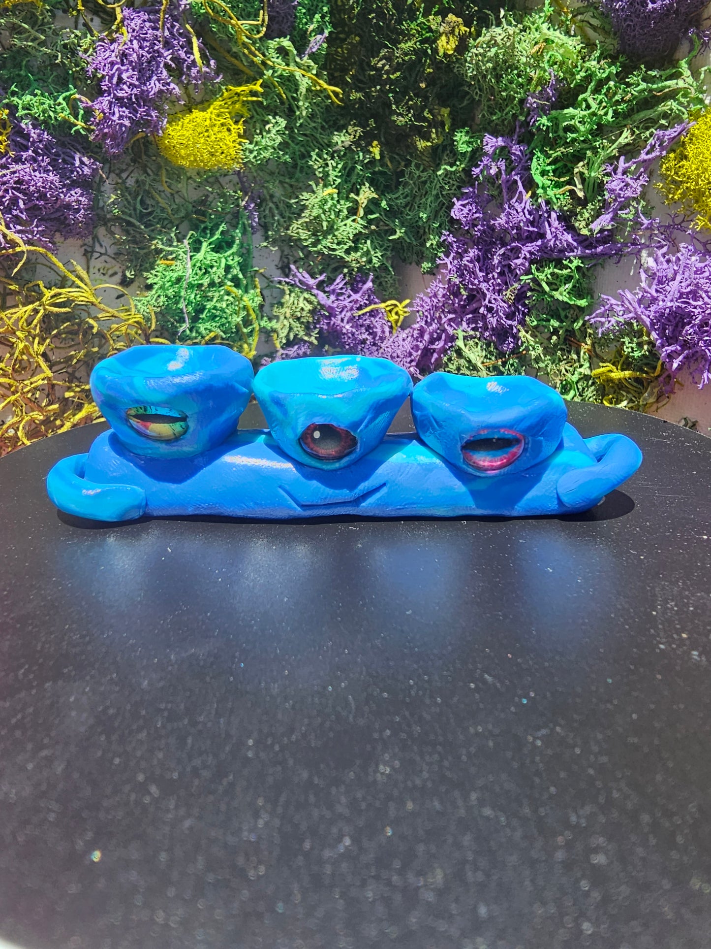 Sphere Holder Polymer Clay Mini Monster