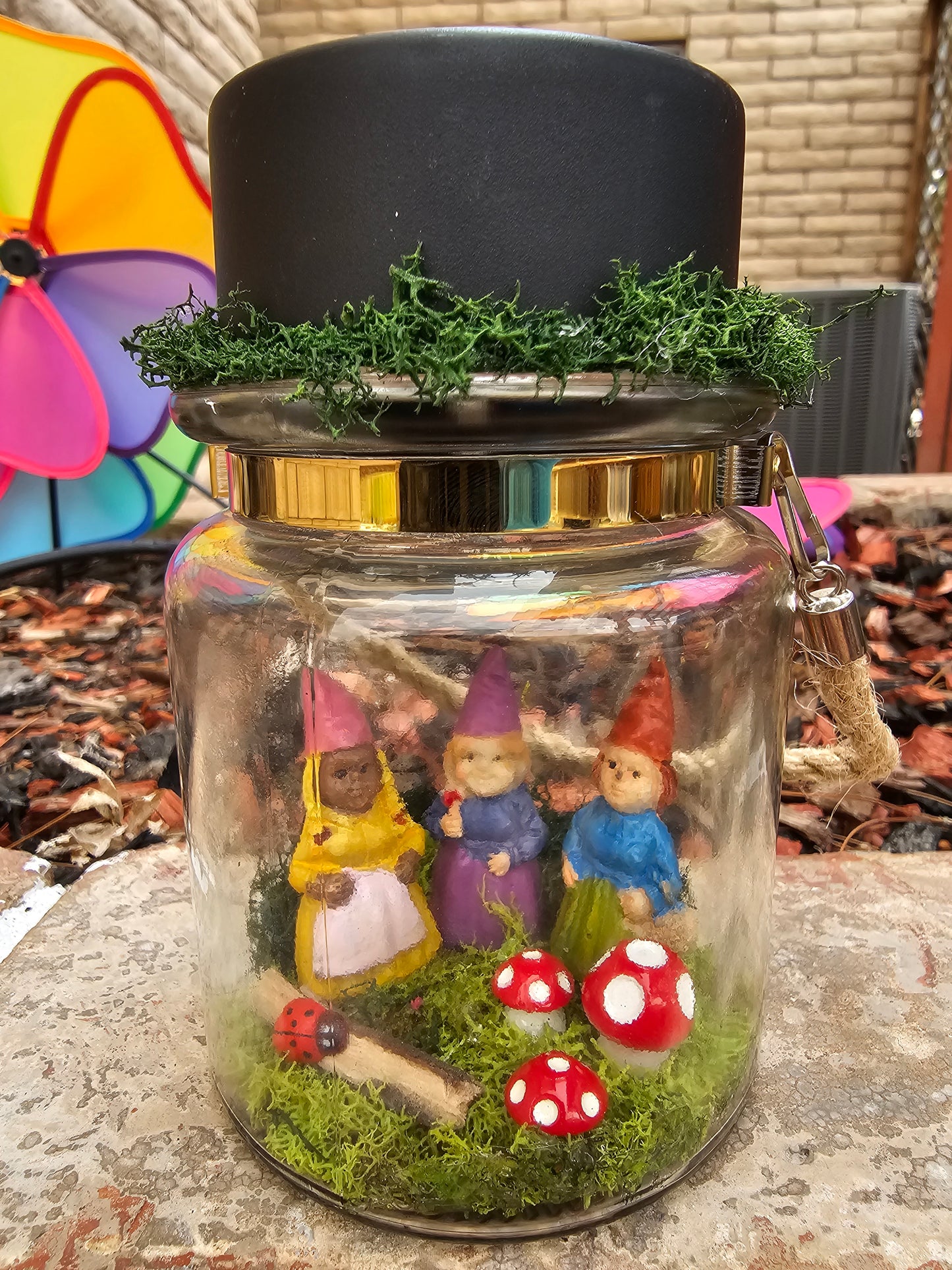 Jar Fairy Garden