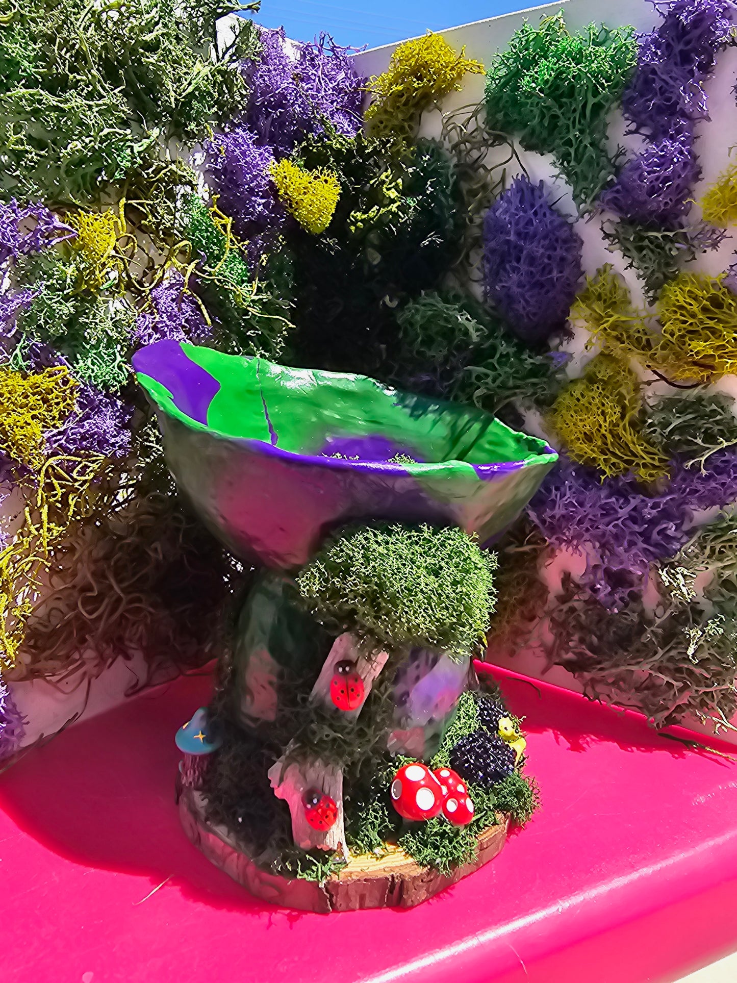 Med Fairy Garden with sphere holder