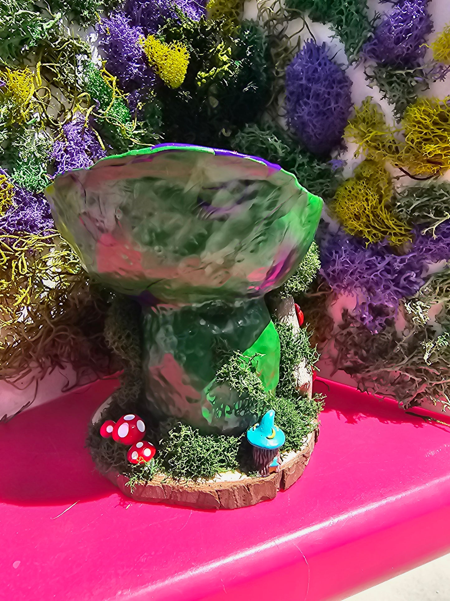 Med Fairy Garden with sphere holder