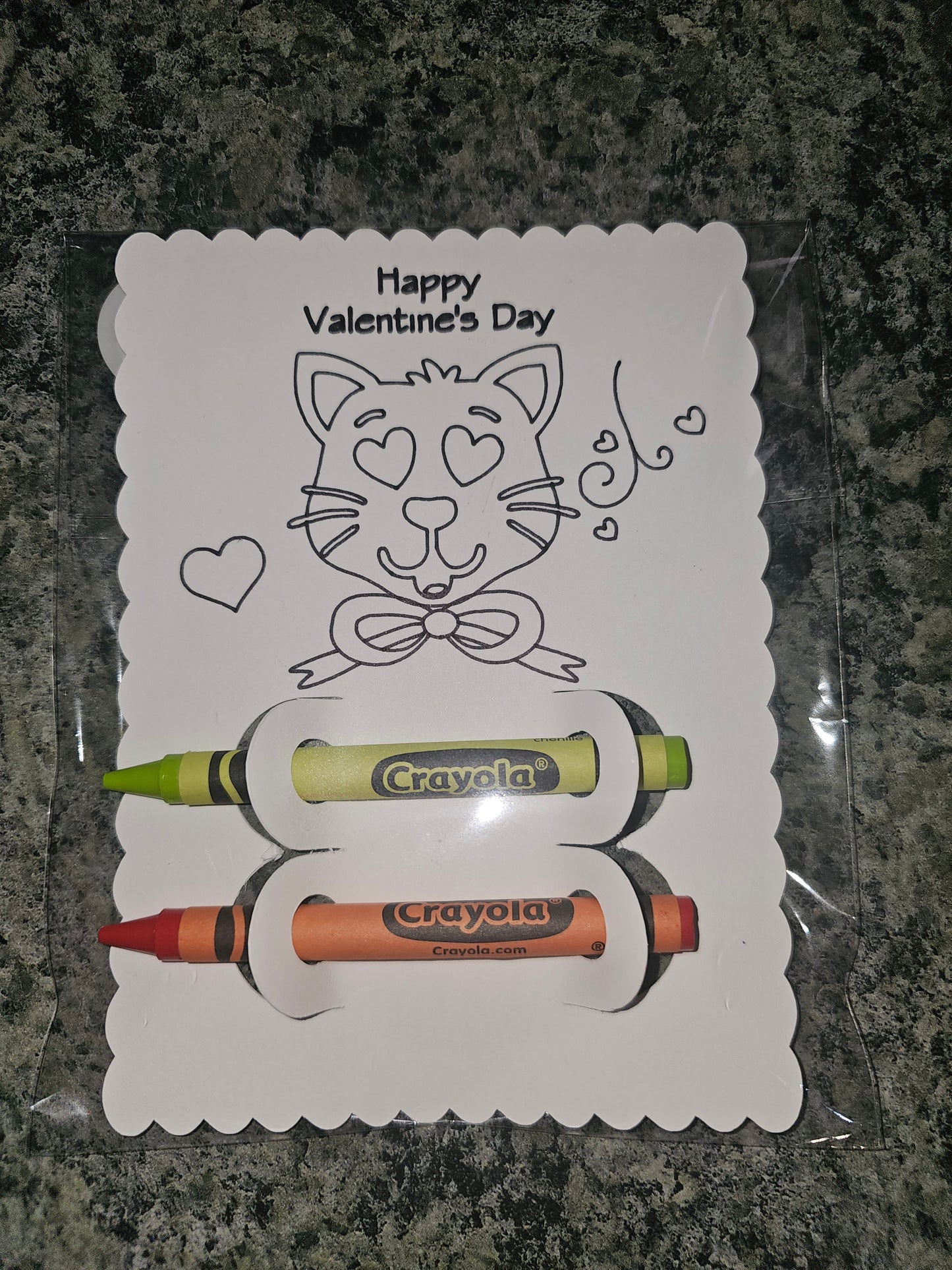 Coloring valentines cards