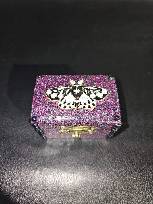 Moth tinny Trinket Box