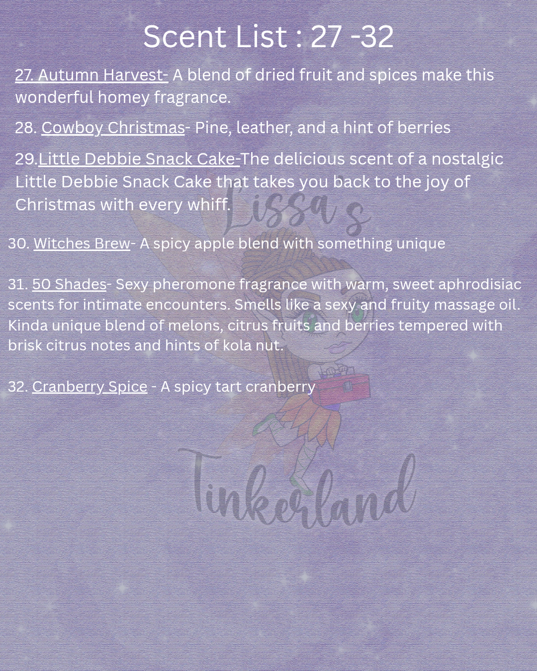 Scent List