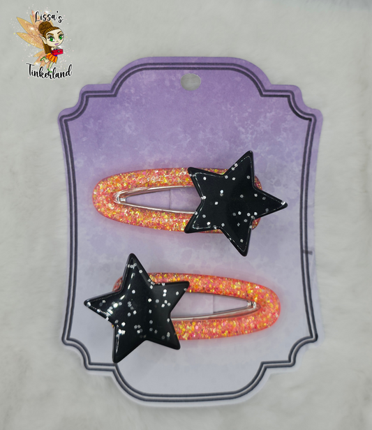 Star hair clips