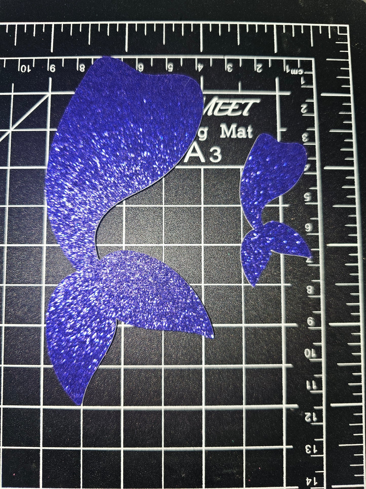 Glitter mermaid tail