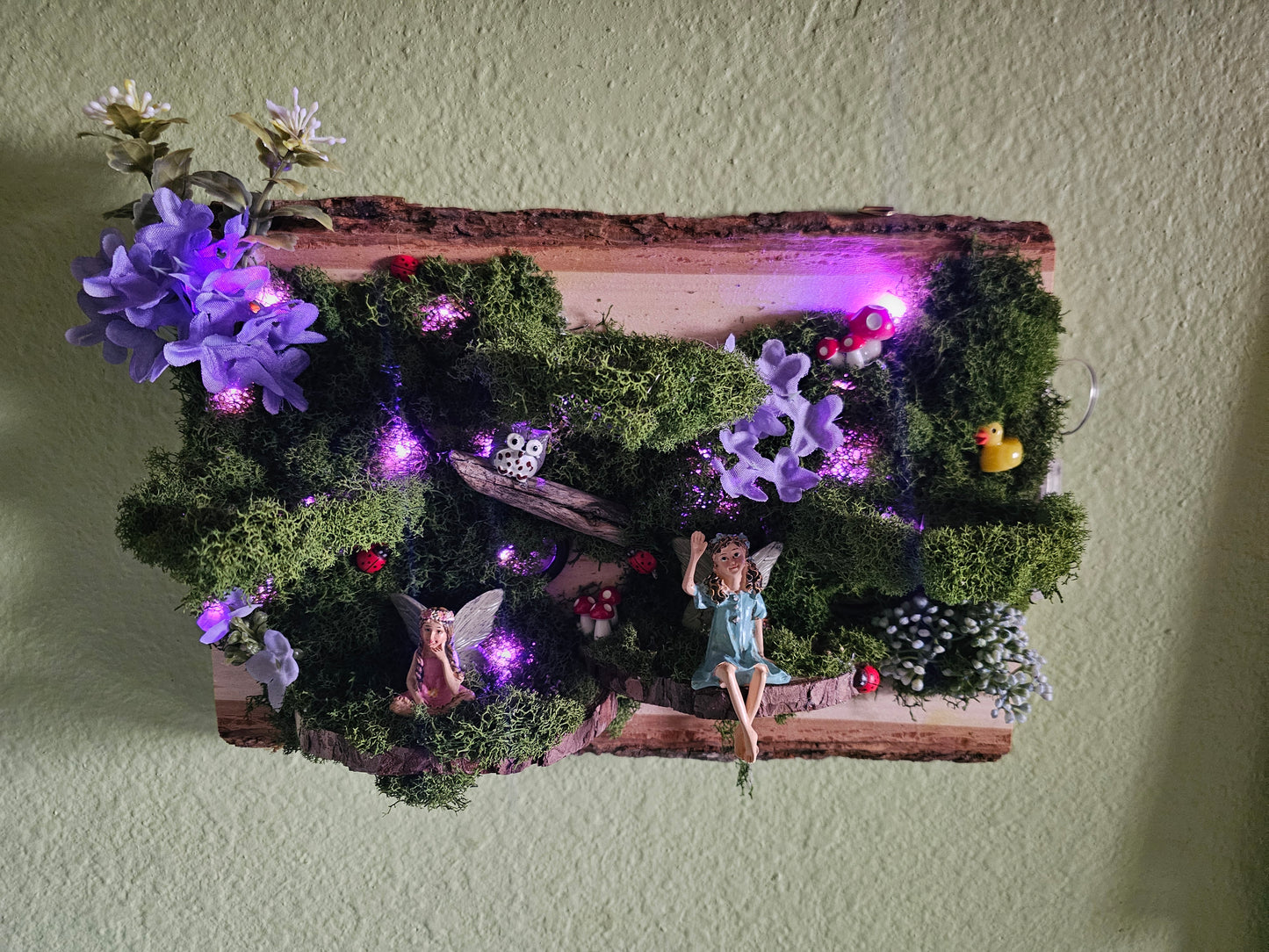 Hanging fairygarden