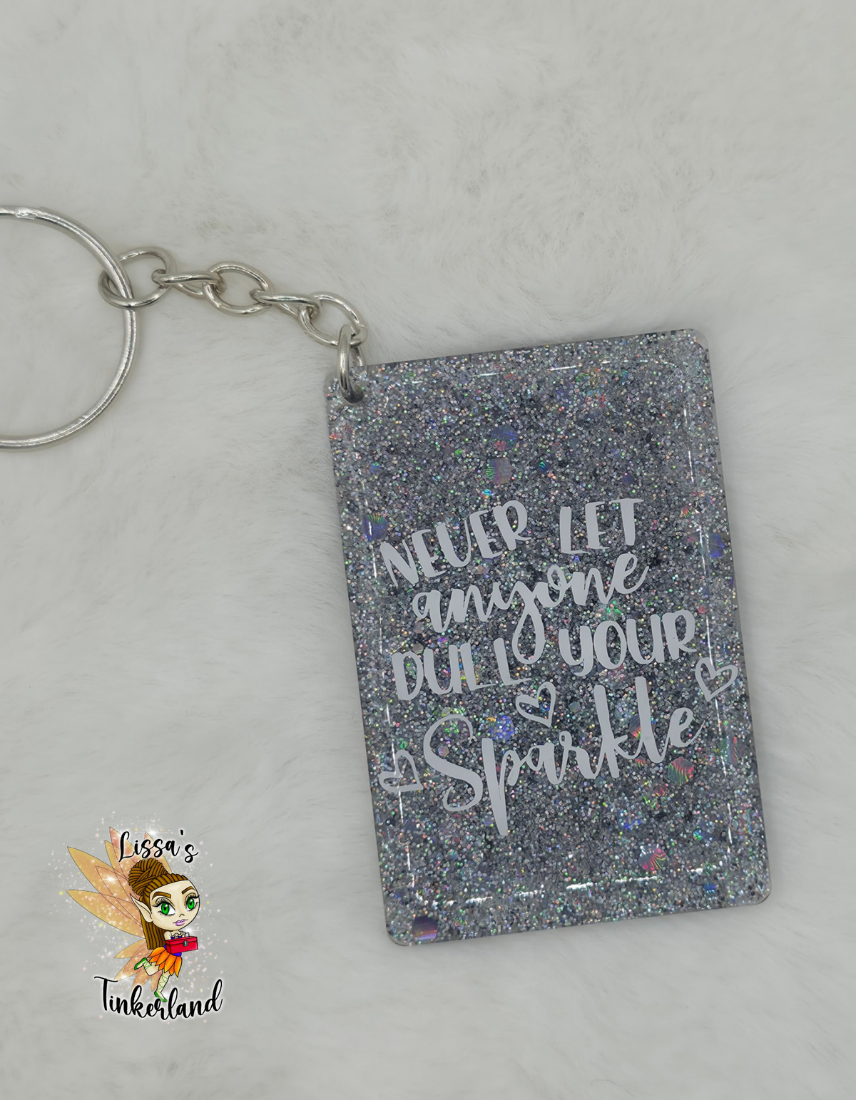 Sparkle key chain