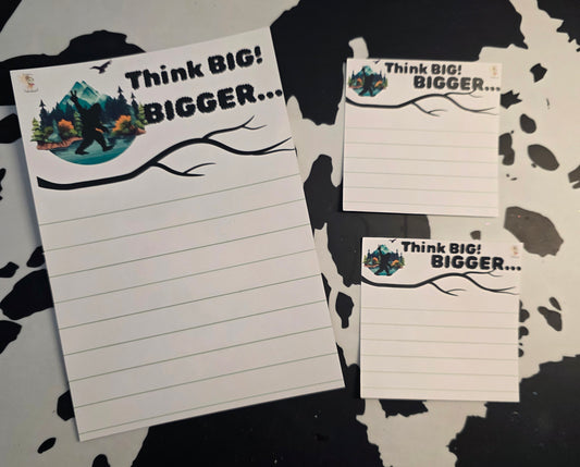 Think BIG Note pad