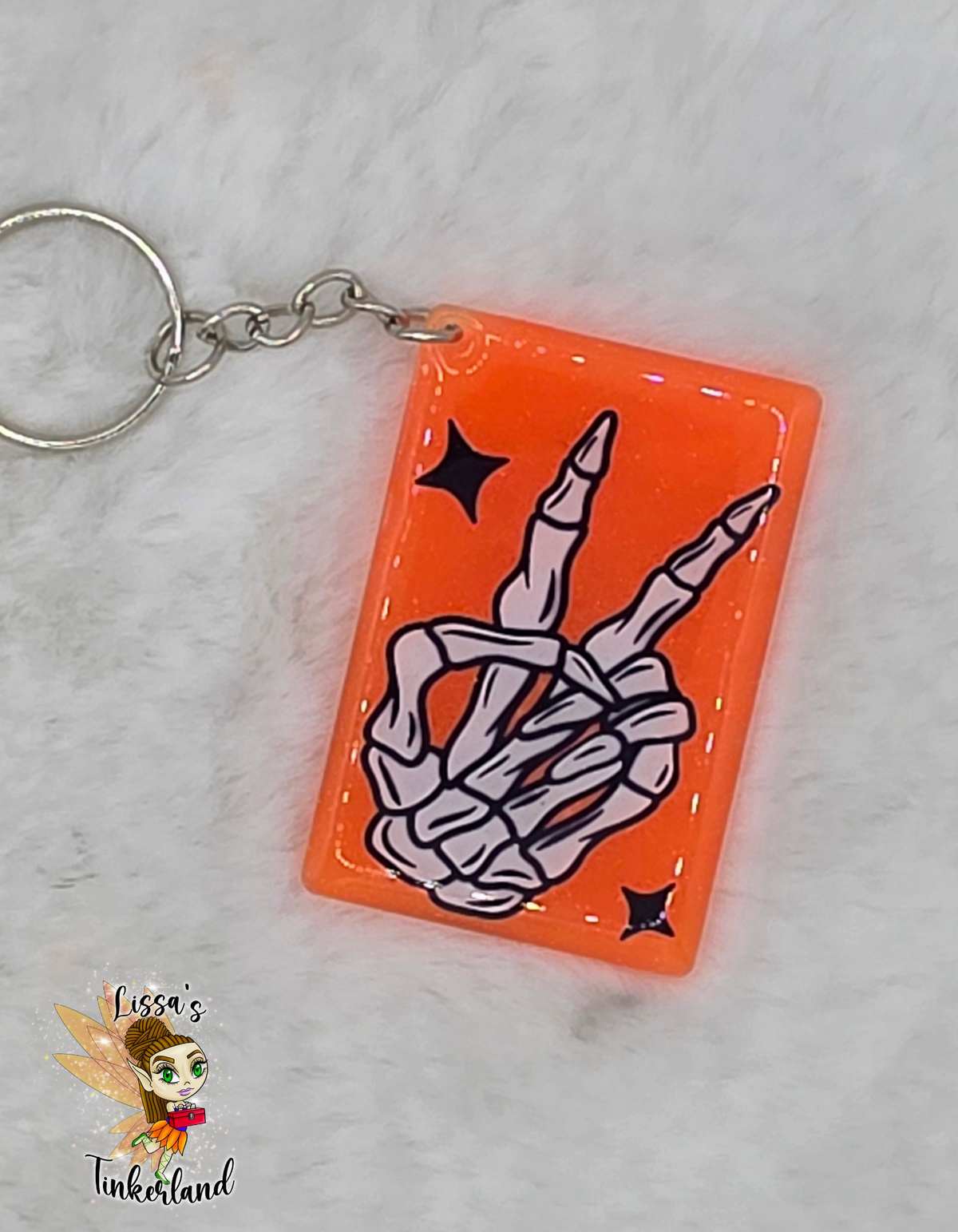 Orange glow Keychain