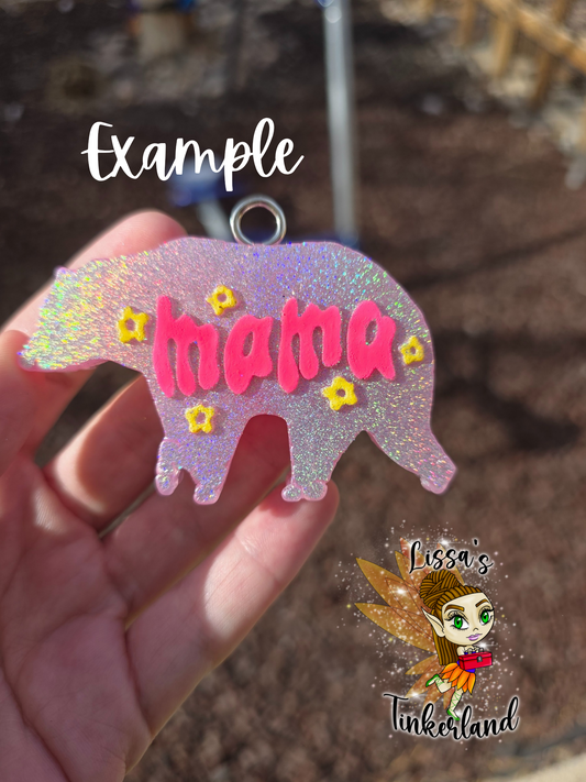 Mama Bear - Custom Vent Clips