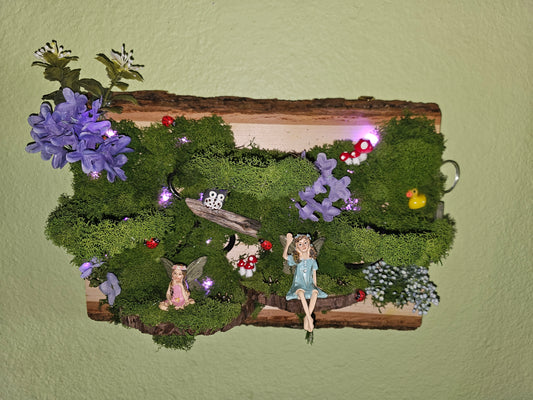 Hanging fairygarden