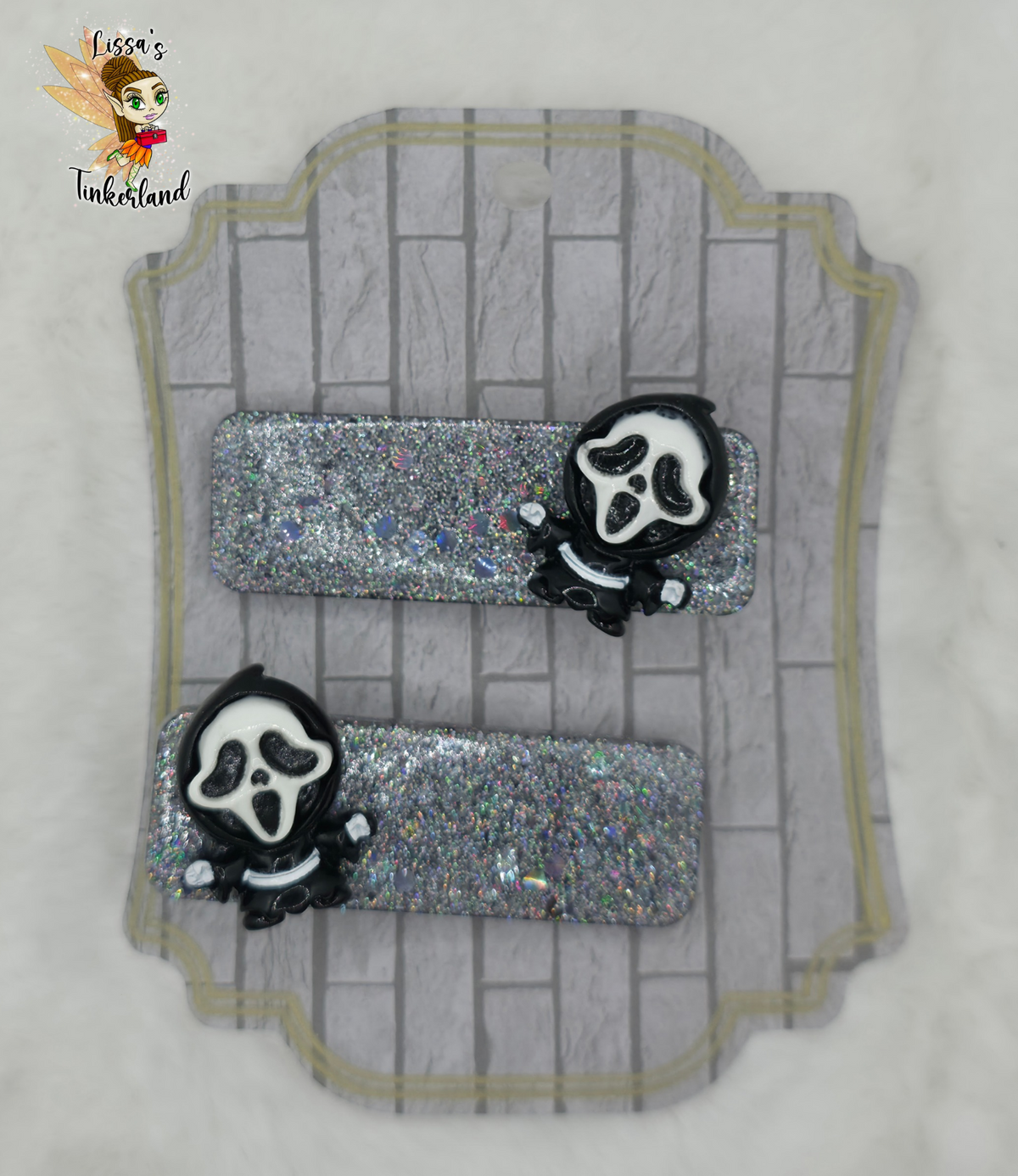 Ghost man hair clips