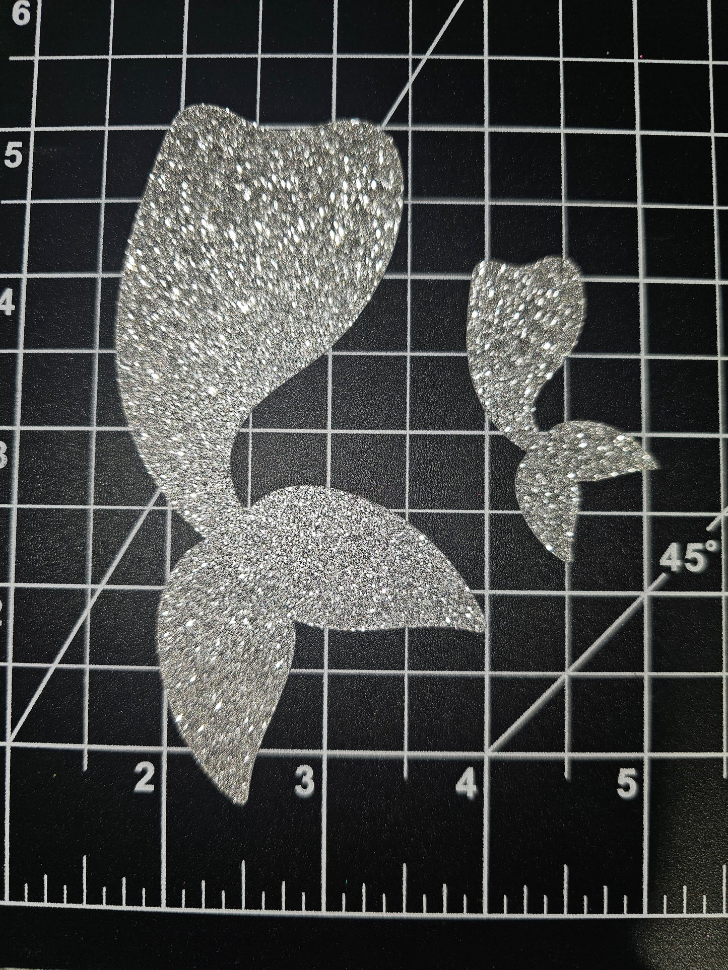 Glitter mermaid tail