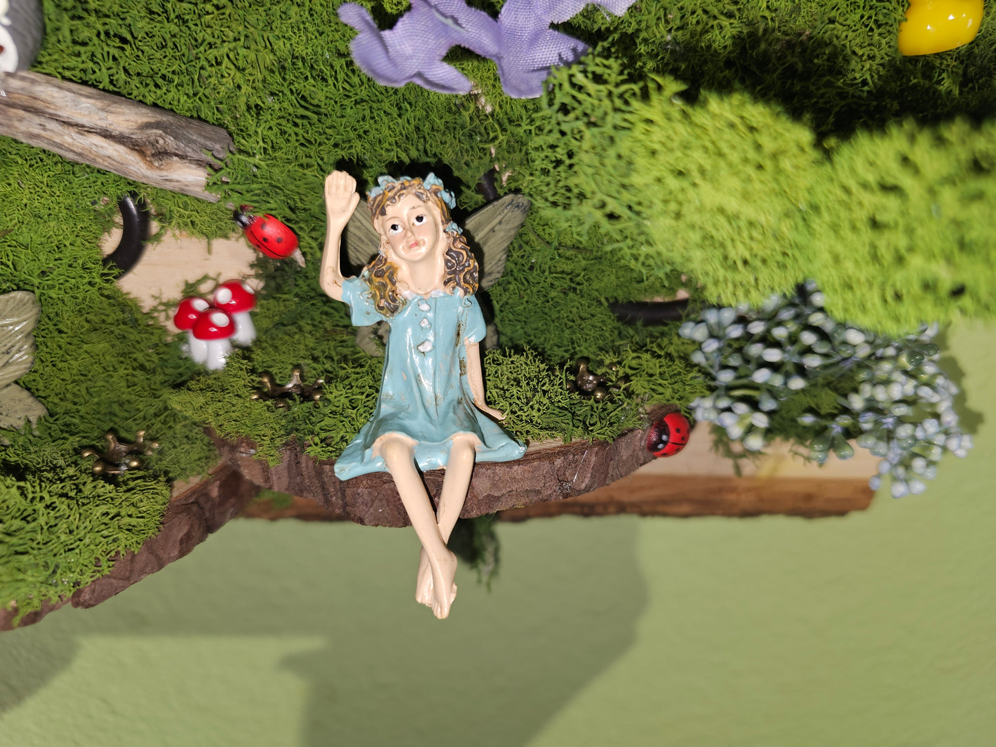 Hanging fairygarden