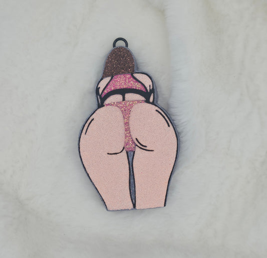 Pink glitter behind - RTS