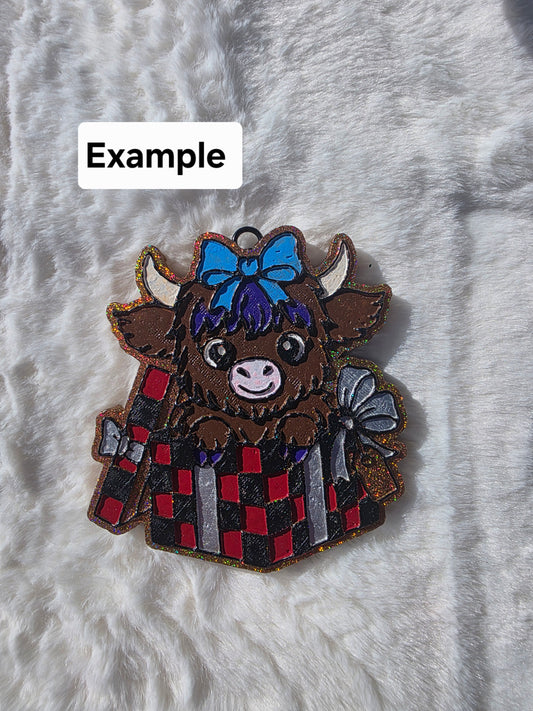 Highland Cow Present - Custom Full Size