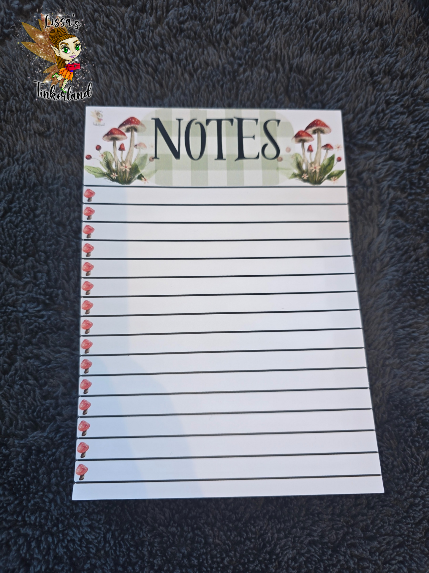 Note Pads - Mushroom