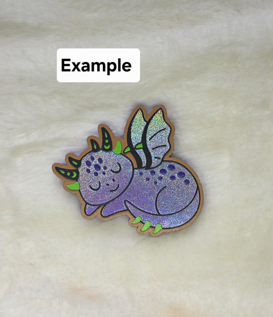 Sleepy Dragon- Custom Full Size Freshie