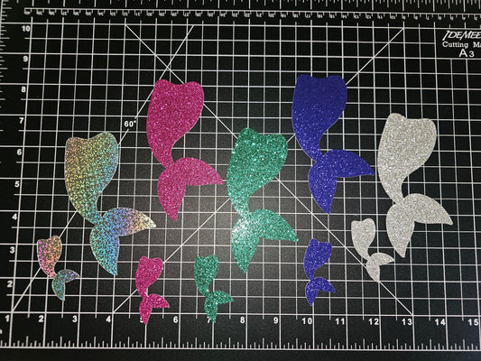 Glitter mermaid tail