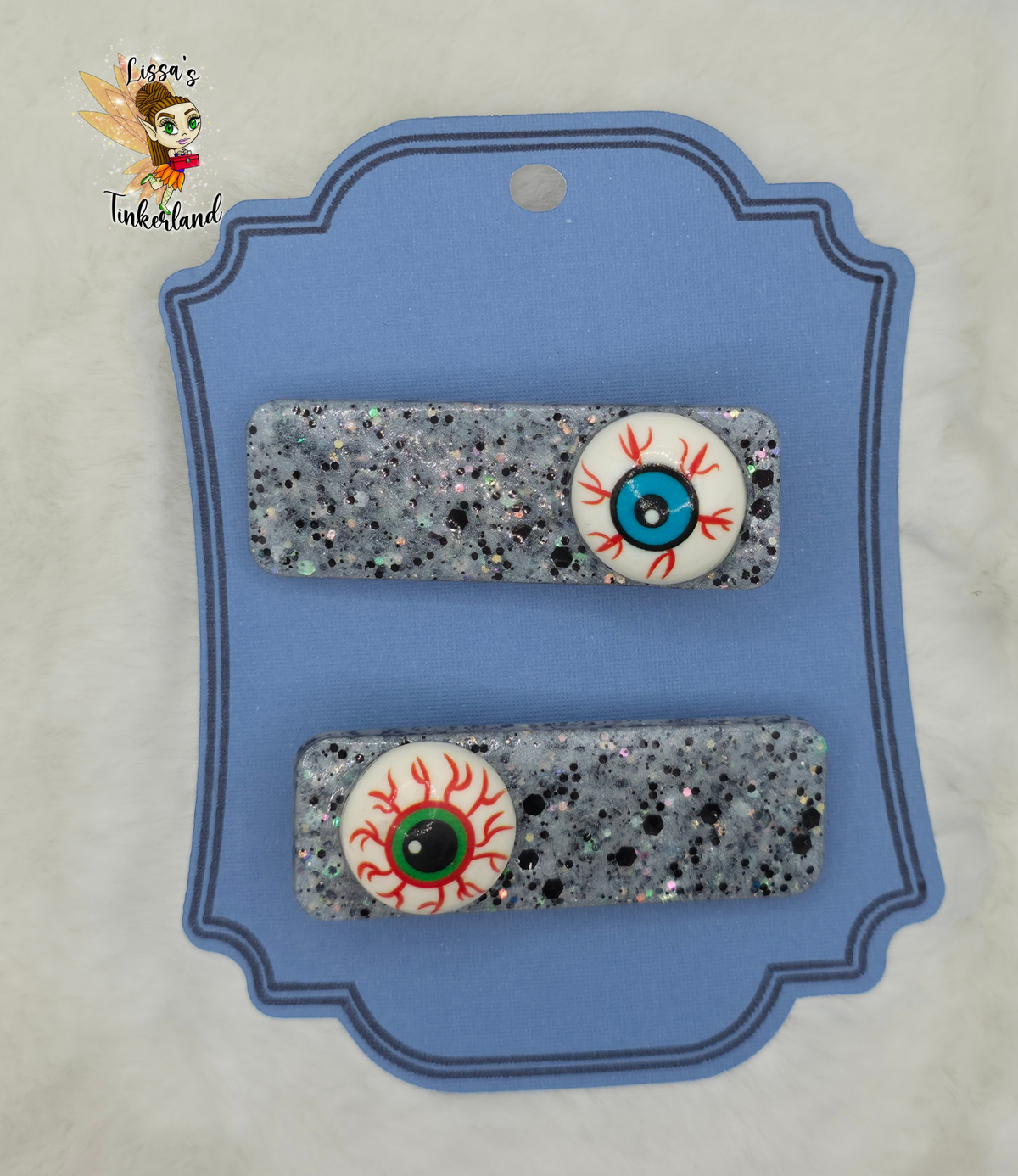Eye ball hair clips