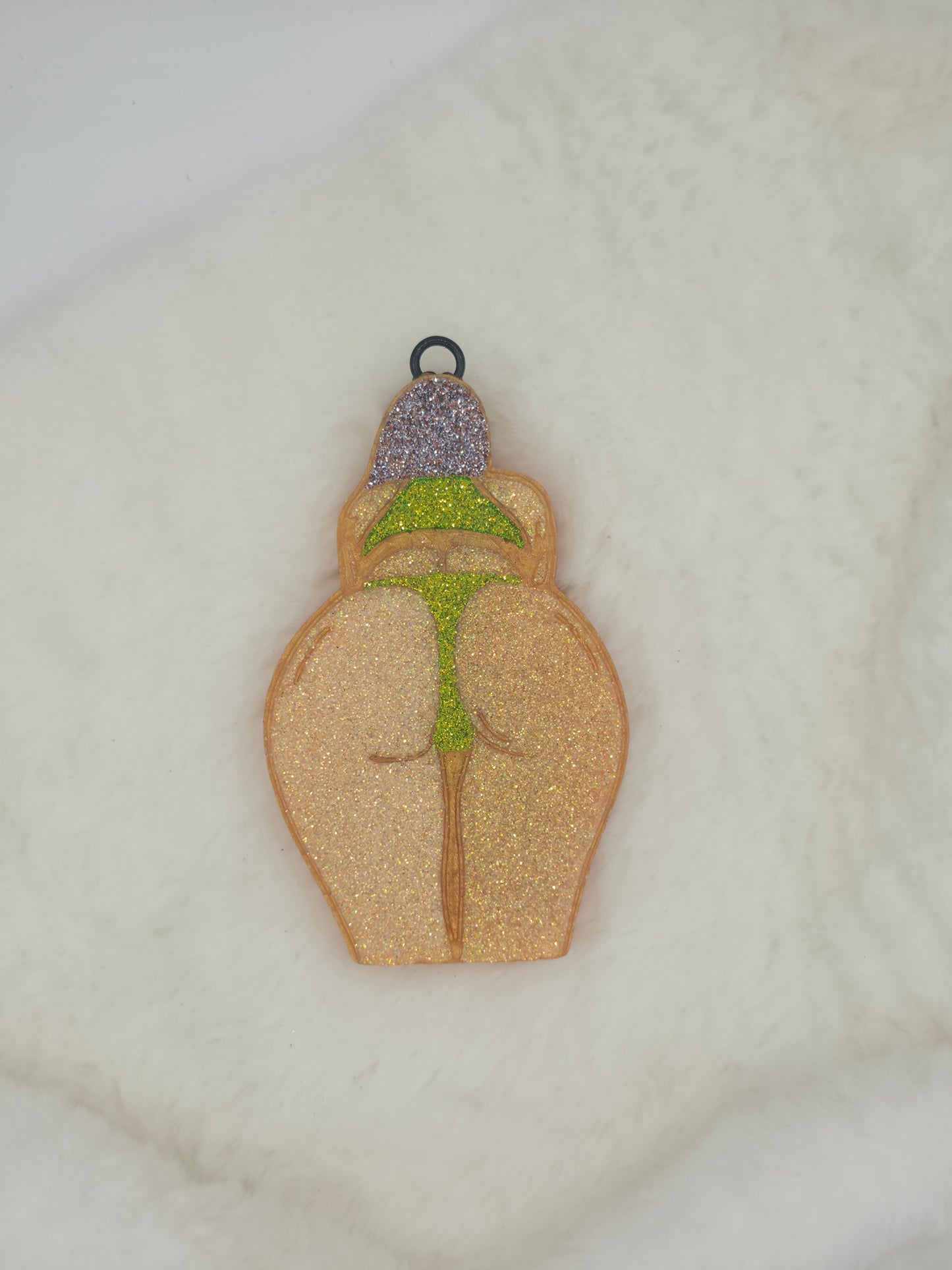 Green Glitter behind- RTS