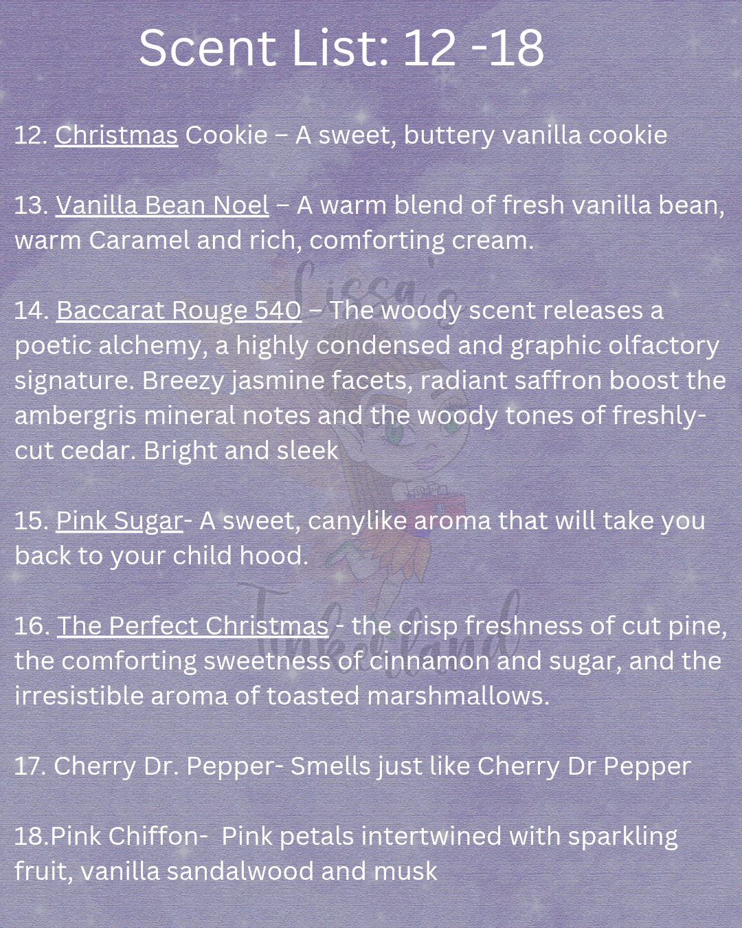 Scent List