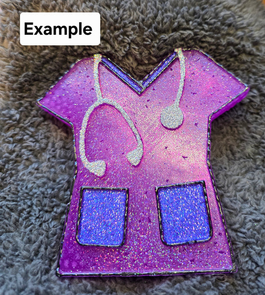Scrub Top - Custom Full Size Freshie
