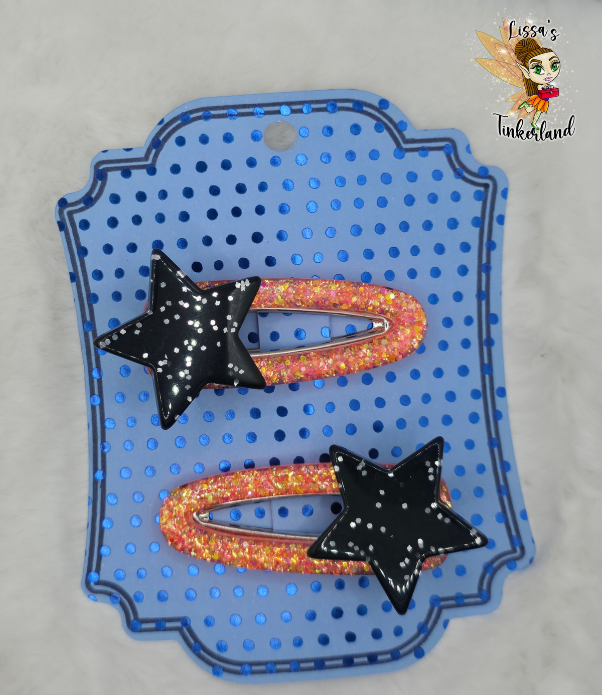 Star hair clips