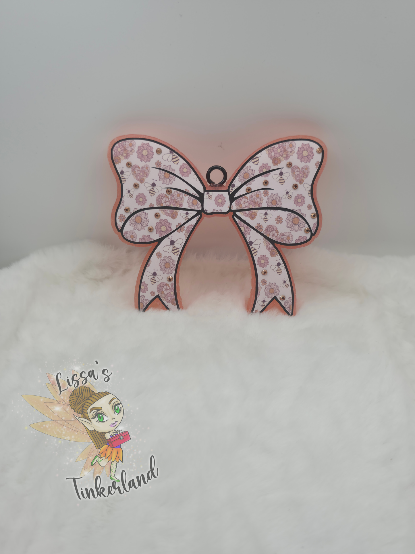 Bow w/card stock - R-17