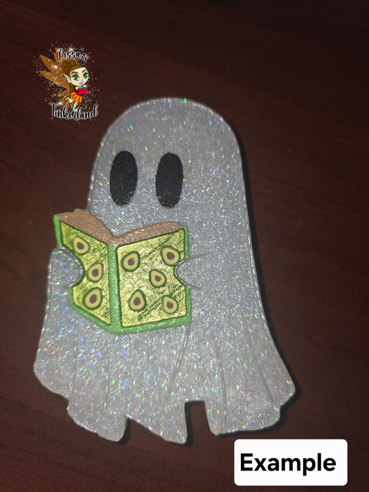 Ghost Book Freshie - Custom Full Size