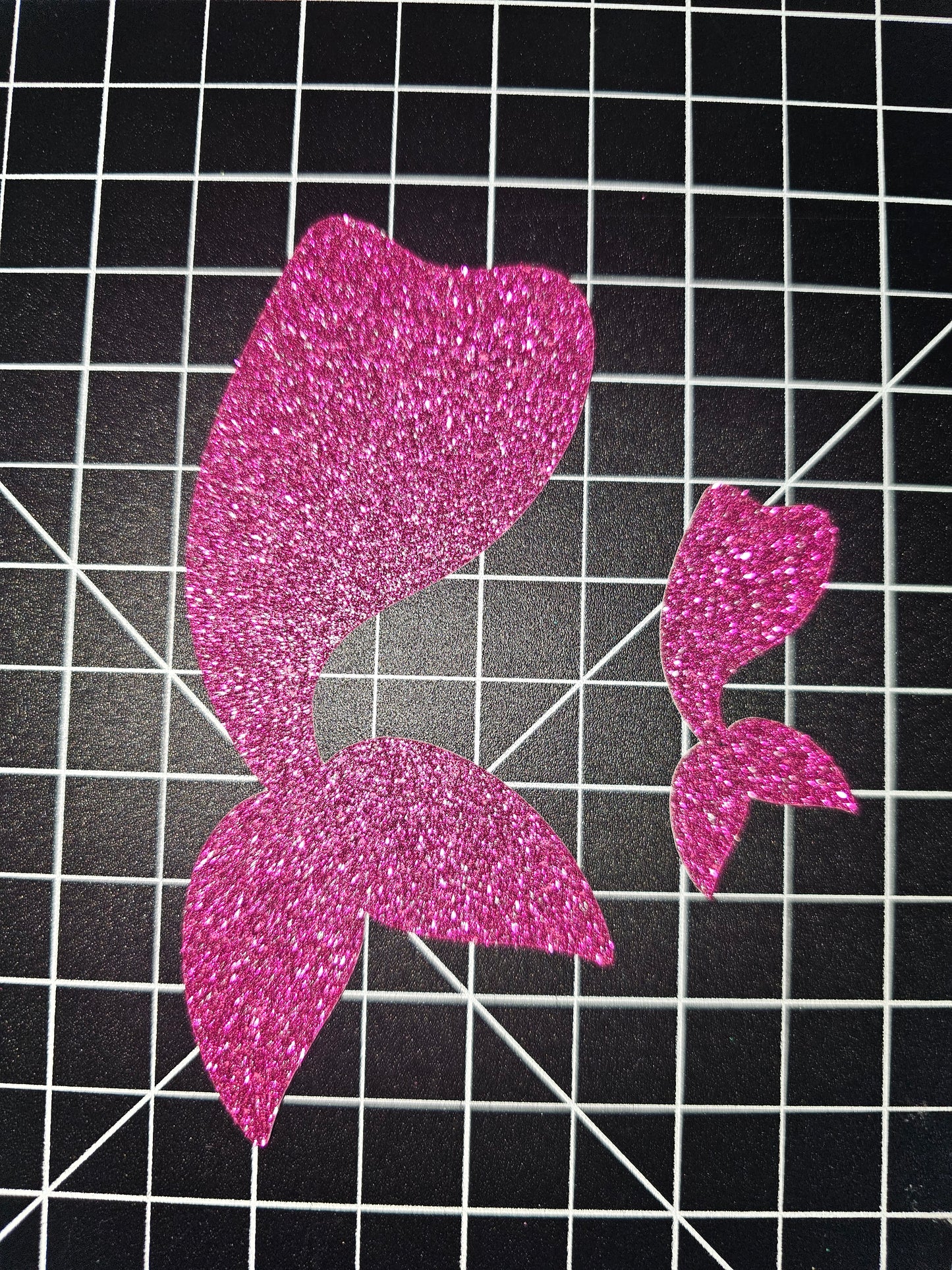 Glitter mermaid tail