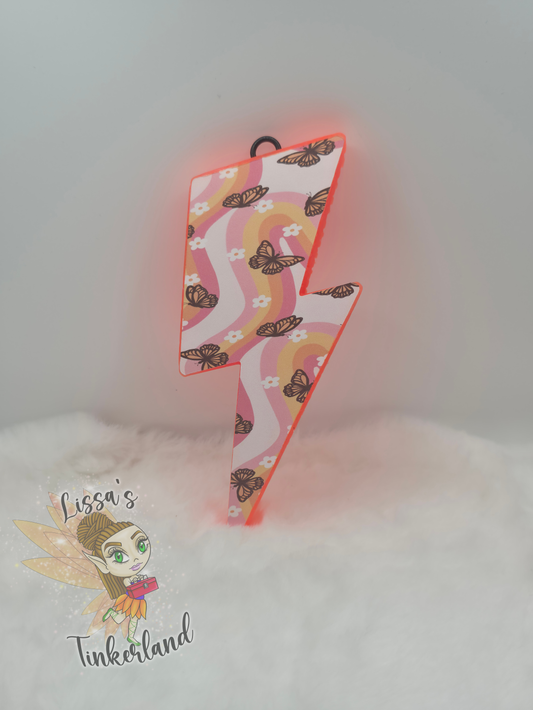 Lightning Bolt butterfly card stock - R-18
